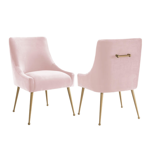 Beatrix Blush Velvet Side Chair image