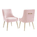 Beatrix Blush Velvet Side Chair image