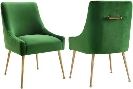 Beatrix Green Velvet Side Chair image