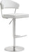 Cosmo White Stainless Steel Barstool image