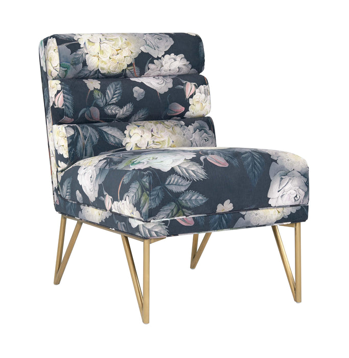 Kelly Floral Velvet Chair image