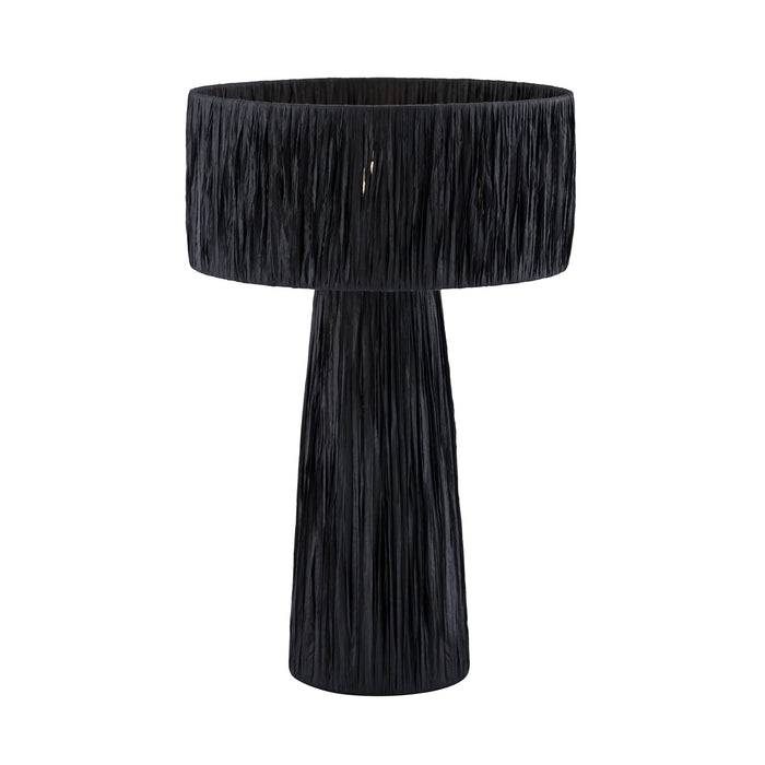 Shelby Rafia Black Table Lamp image