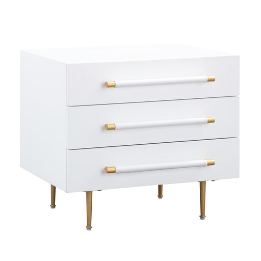 Trident White Nightstand image