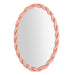 Agnes Mauve Oval Mirror image