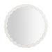 Agnes Cream Round Mirror image