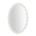 Agnes Cream Oval Mirror image