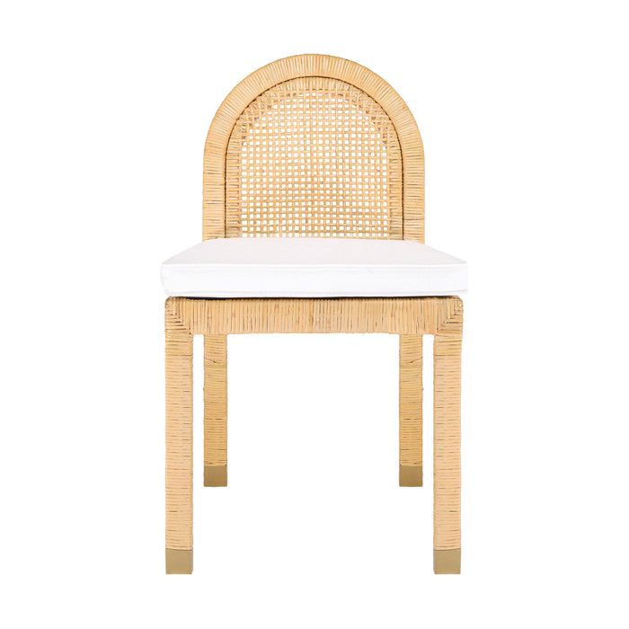 Amara Natural Rattan Arched Back Dining Chair