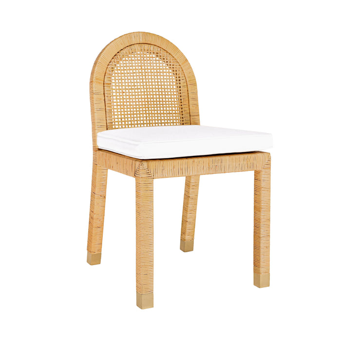 Amara Natural Rattan Arched Back Dining Chair image