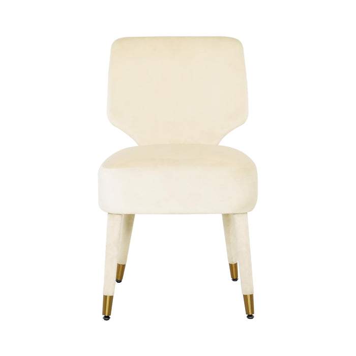 Athena Cream Velvet Dining Chair