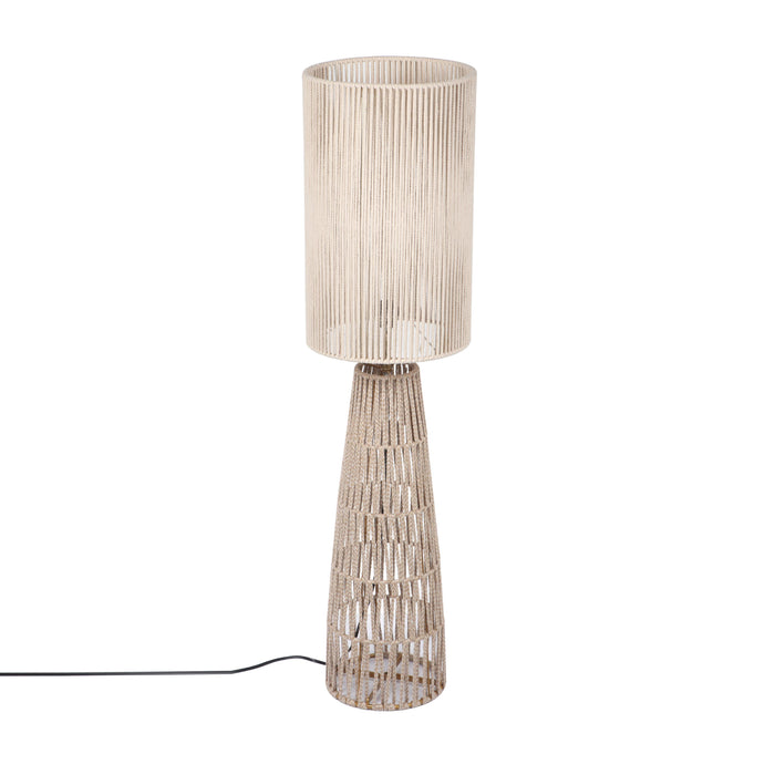 Beam Cream Natural Jute Floor Lamp