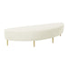 Bianca Cream Velvet Full Bench image