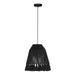 Bokaro Black Jute Pendant Lamp image