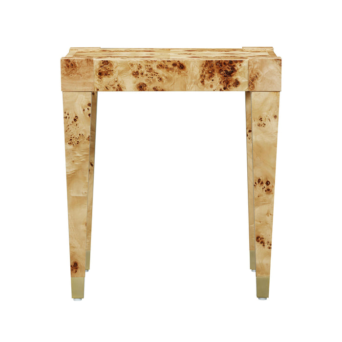 Brandyss Natural Burl End Table