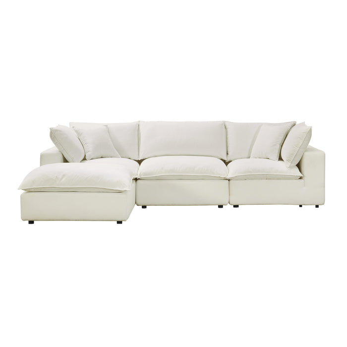 Cali Natural Modular 4 Piece Sectional