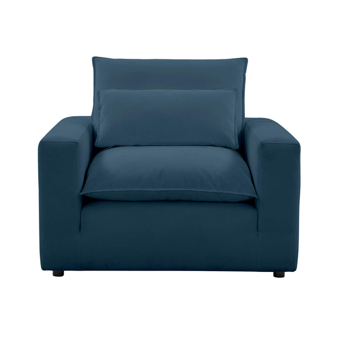 Cali Navy Arm Chair