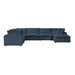 Cali Navy Modular Large Chaise Sectional image