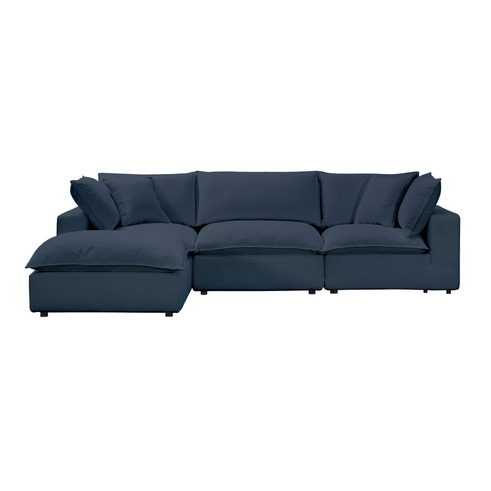 Cali Navy Modular 4 Piece Sectional