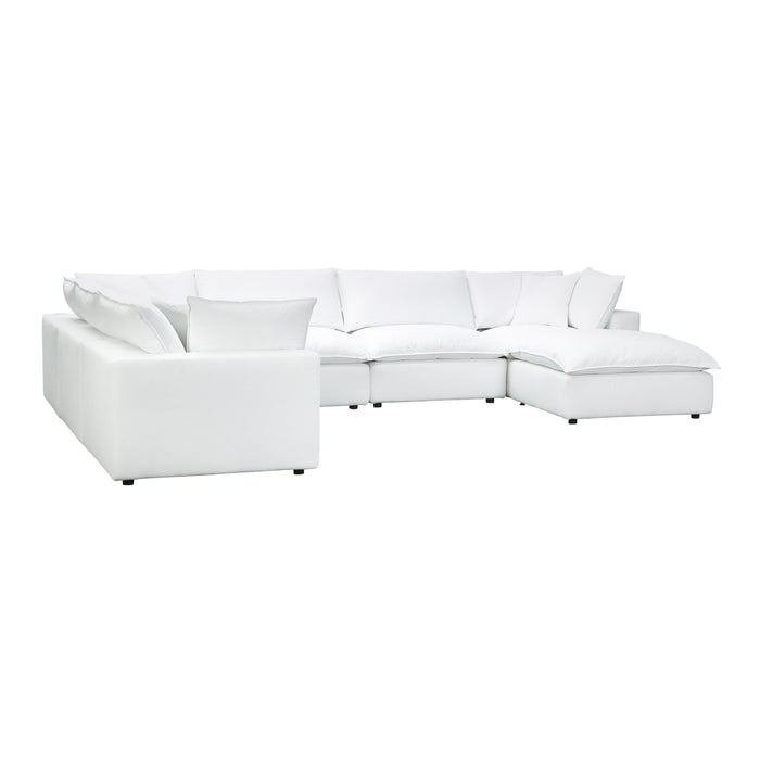 Cali Pearl Modular Large Chaise Sectional