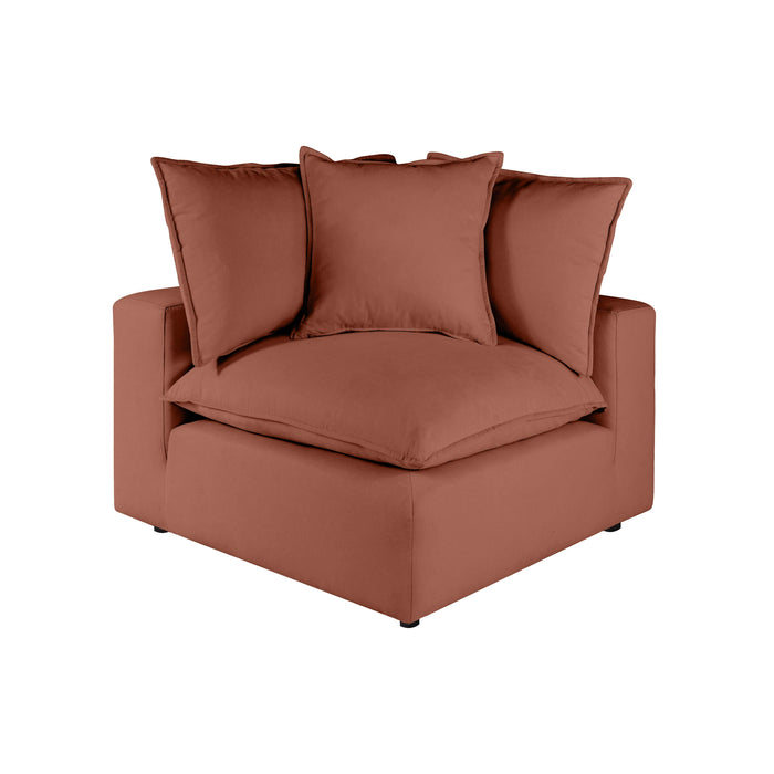 Cali Rust Corner Chair image