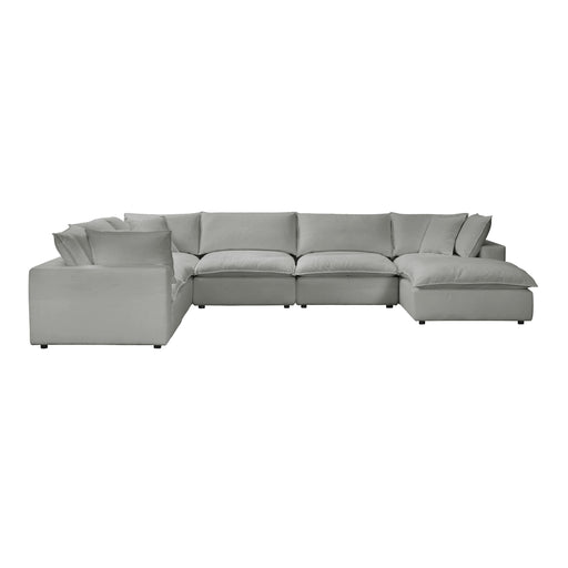 Cali Slate Modular Large Chaise Sectional image