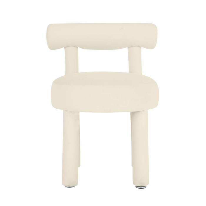 Carmel Cream Velvet Dining Chair