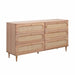 Carmen Cane 6 Drawer Dresser image