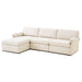 Catarina Cream Chaise Sectional image