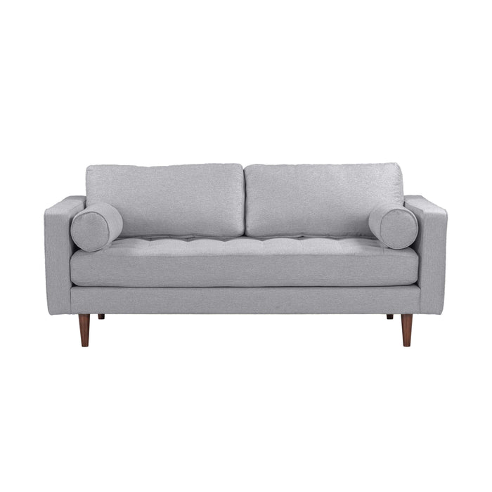 Cave Gray Tweed Loveseat