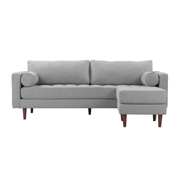 Cave Gray Tweed Sectional