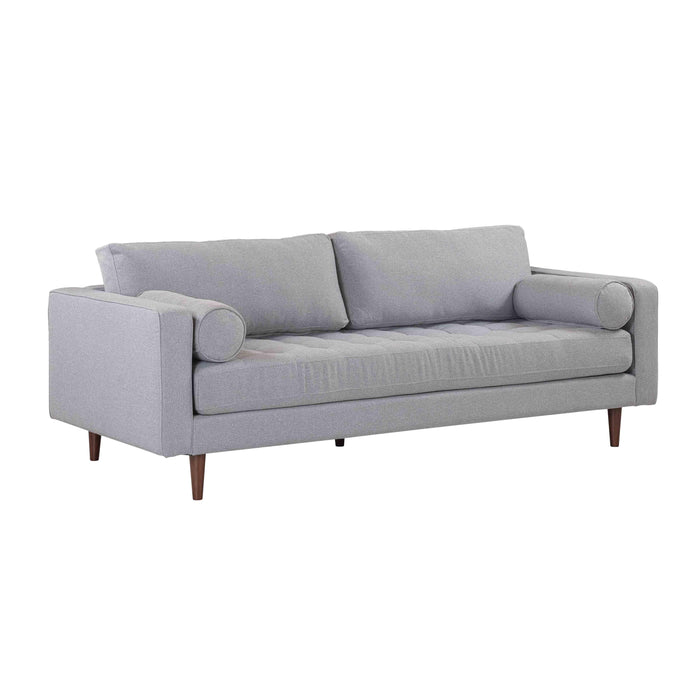 Cave Gray Tweed Sofa image