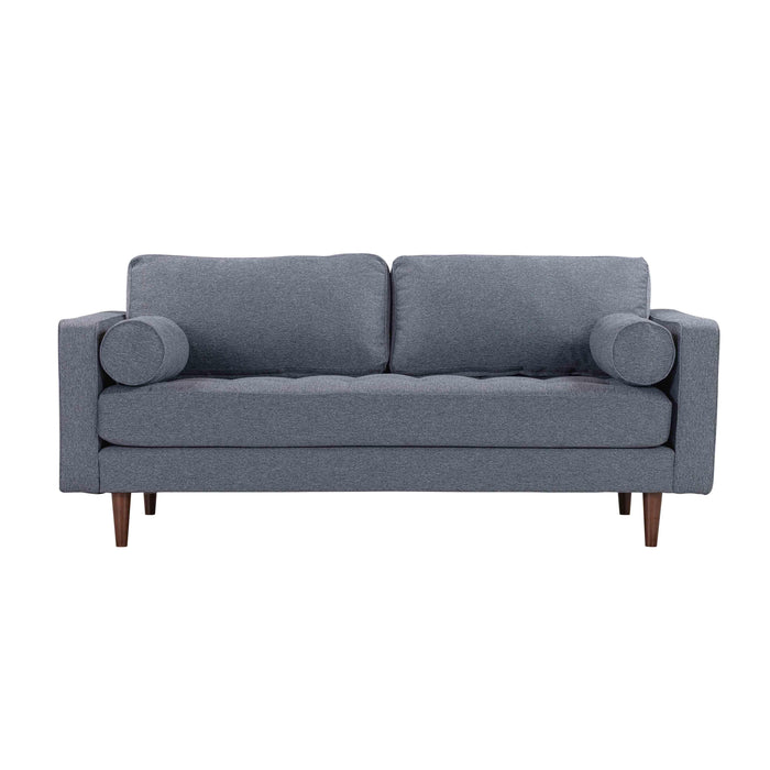 Cave Navy Tweed Loveseat