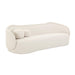 Circe Cream Textured Velvet Sofa image