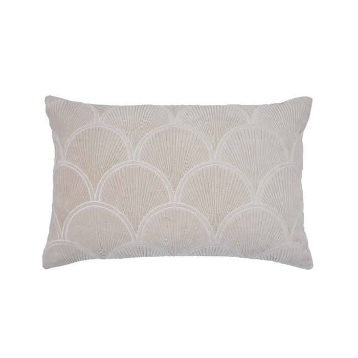 Destiny White Woven Cushion image