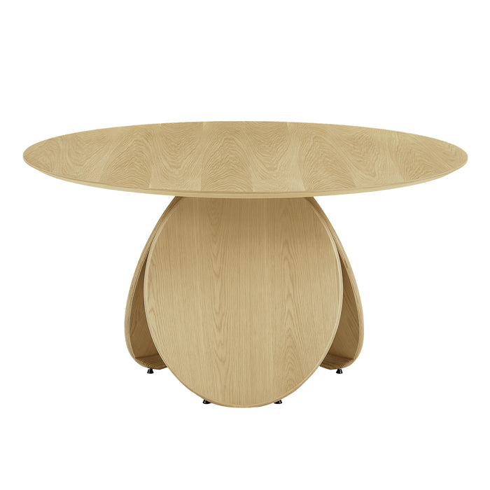 Emil Natural Oak Round Dining Table image