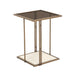 Emma Cream Ash & Glass Side Table image