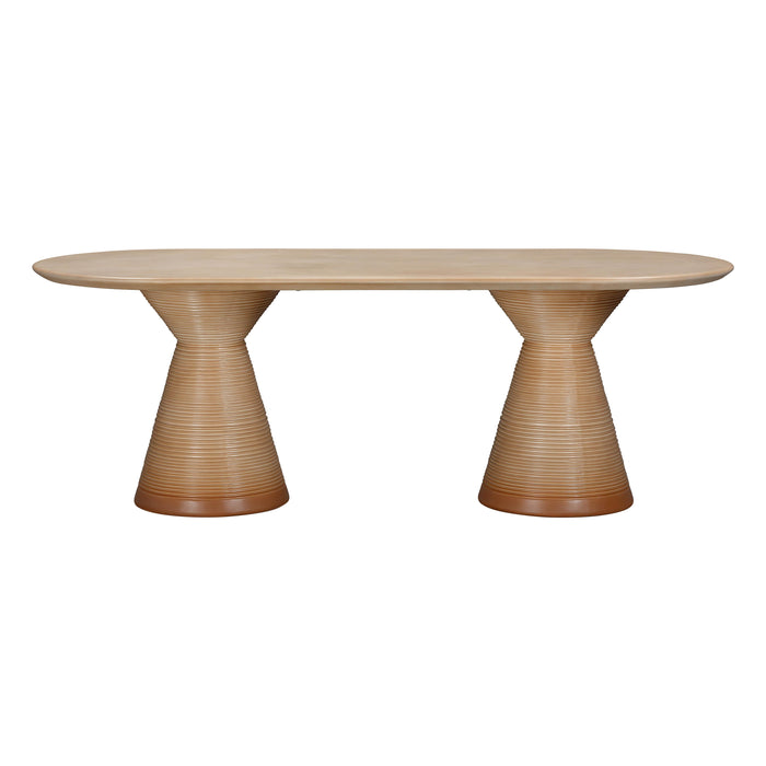 Fassa Terracotta Oval Indoor / Outdoor Dining Table