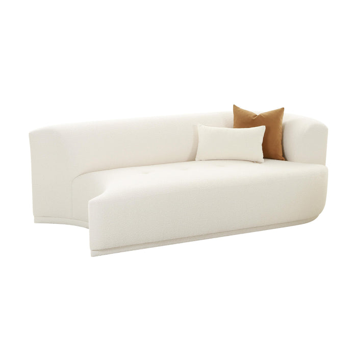 Fickle Cream Boucle Modular RAF Loveseat image