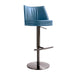 Gala Blue Vegan Leather on Adjustable Stool image