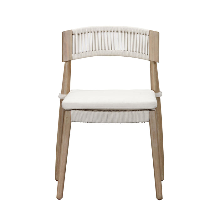 Gata Cream Outdoor Dining Chair - Set of 2