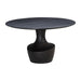 Gevra Black Acacia & Faux Plaster Dining Table image