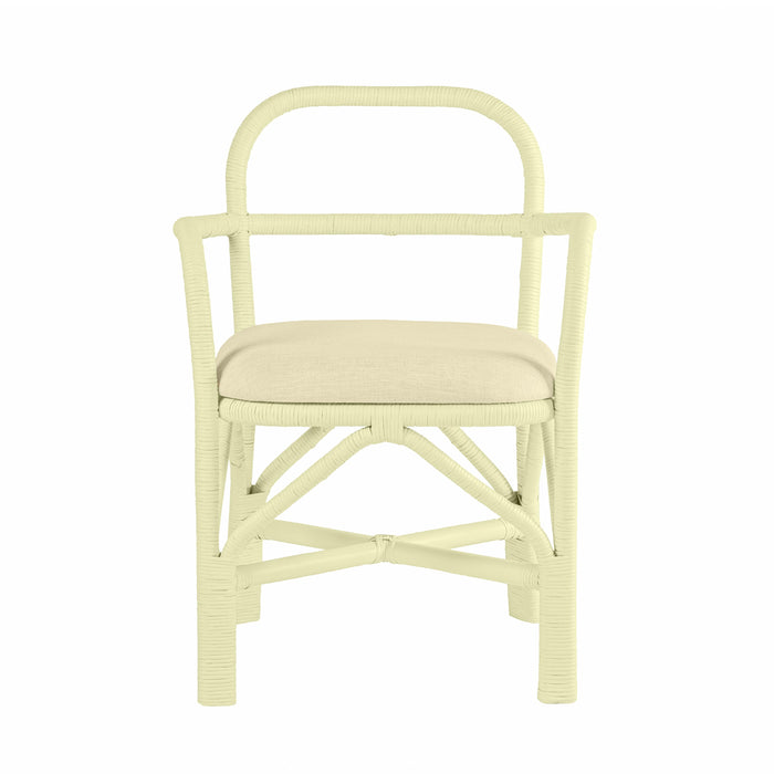 Ginny Cream Rattan Dining Chair