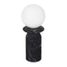 Globe Onyx Black Marble Lamp image