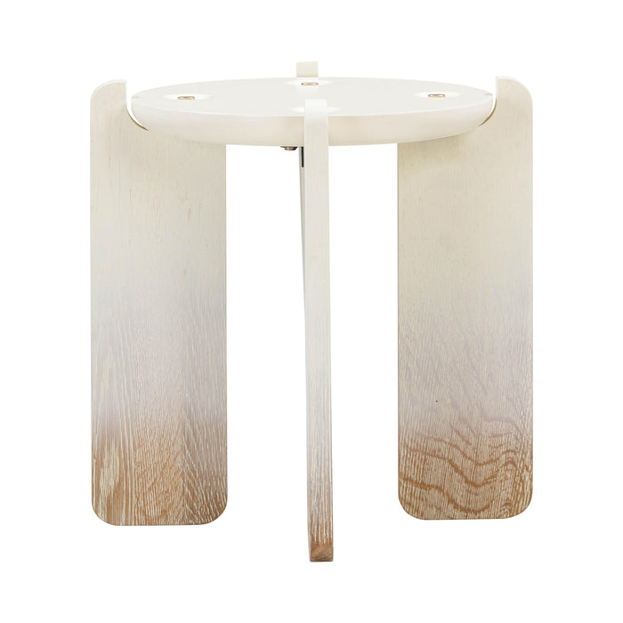 Gloria Cream Oak Side Table