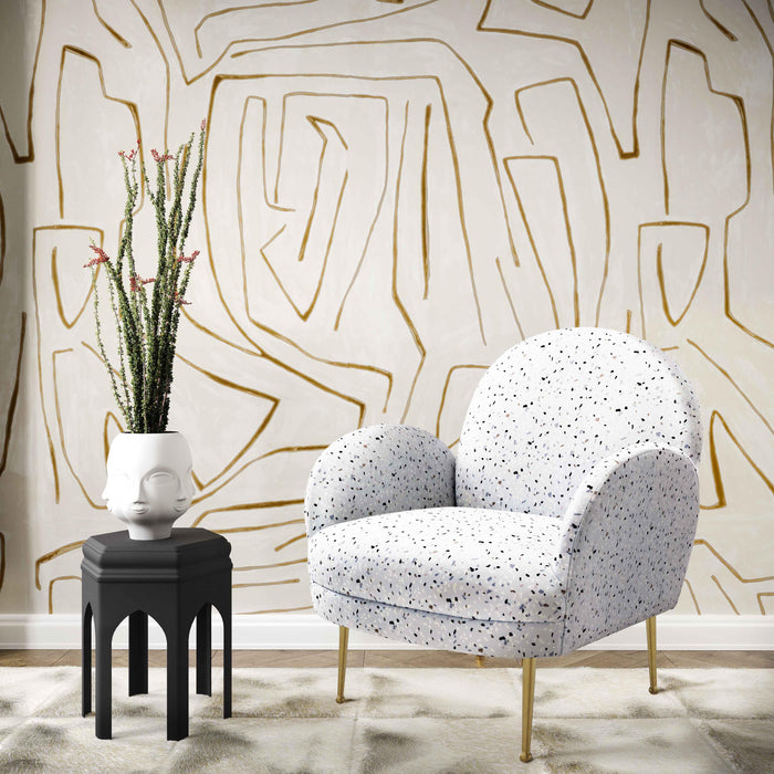 Gwen Terrazzo Velvet Chair