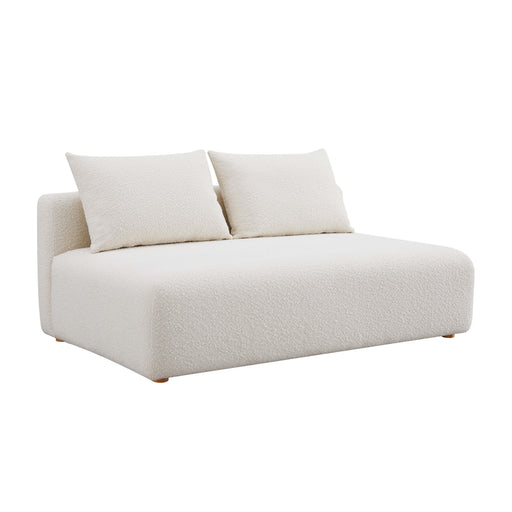 Hangover Cream Boucle Modular Loveseat image