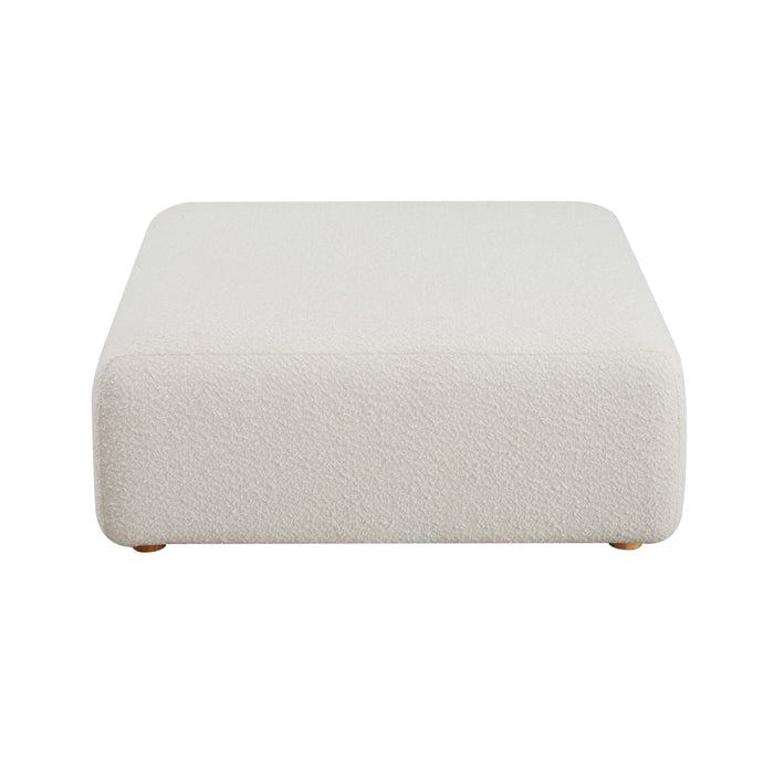 Hangover Cream Boucle Ottoman