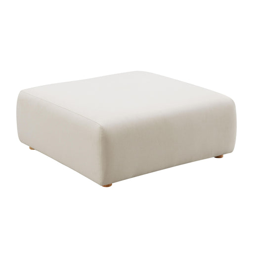 Hangover Cream Linen Ottoman image