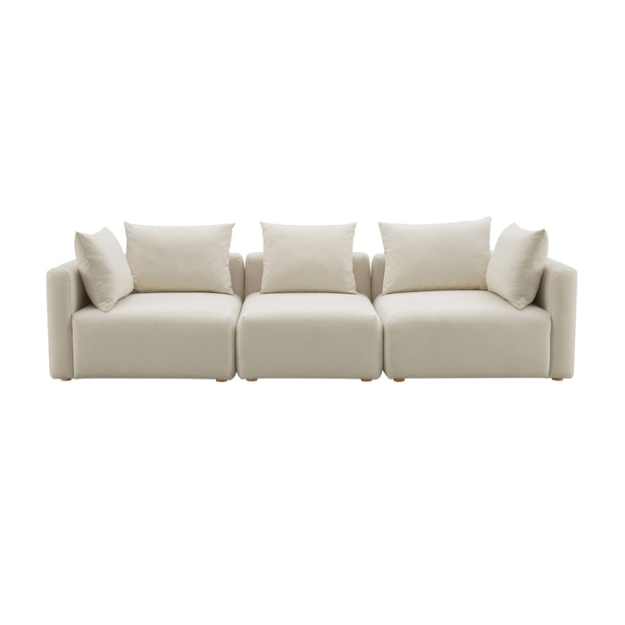 Hangover Cream Linen Sofa