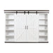 Harrison Distressed White Entertainment Center image