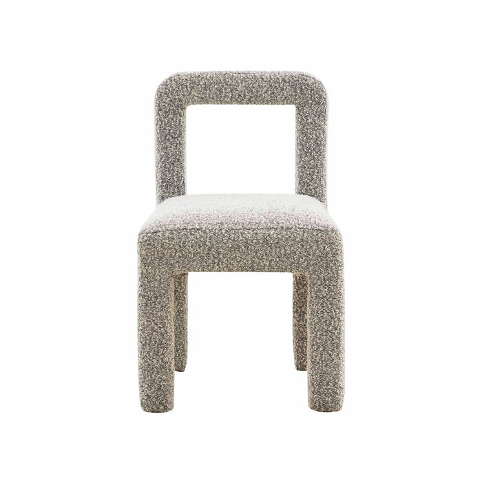 Hazel Grey Boucle Dining Chair